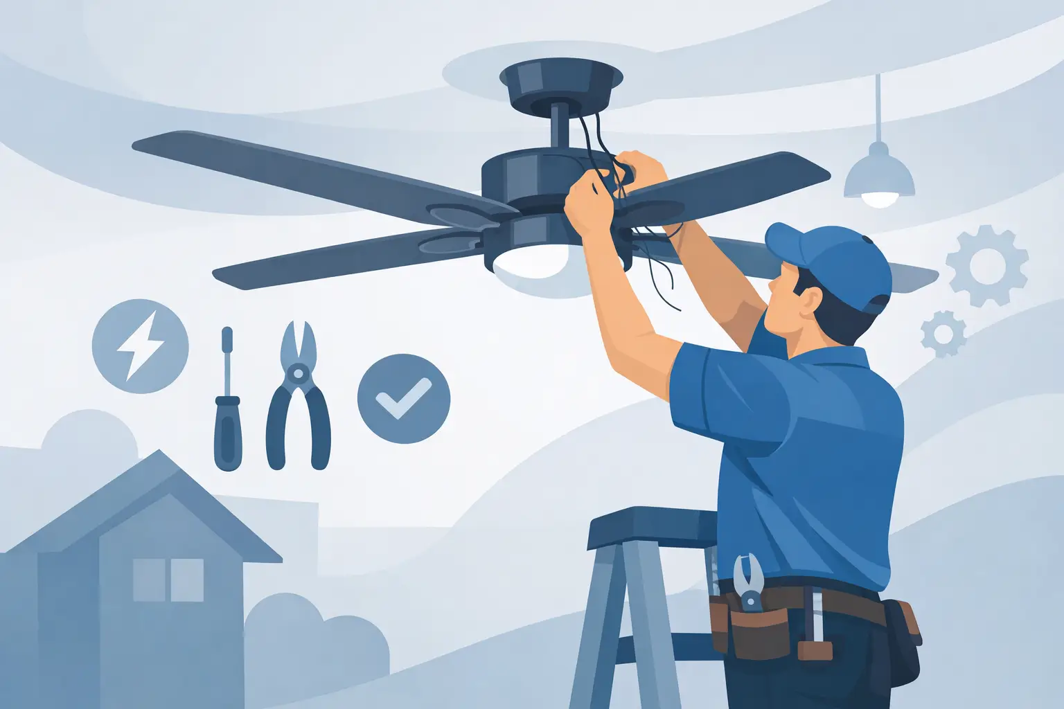 Ceiling Fan Installation Electrician Guide