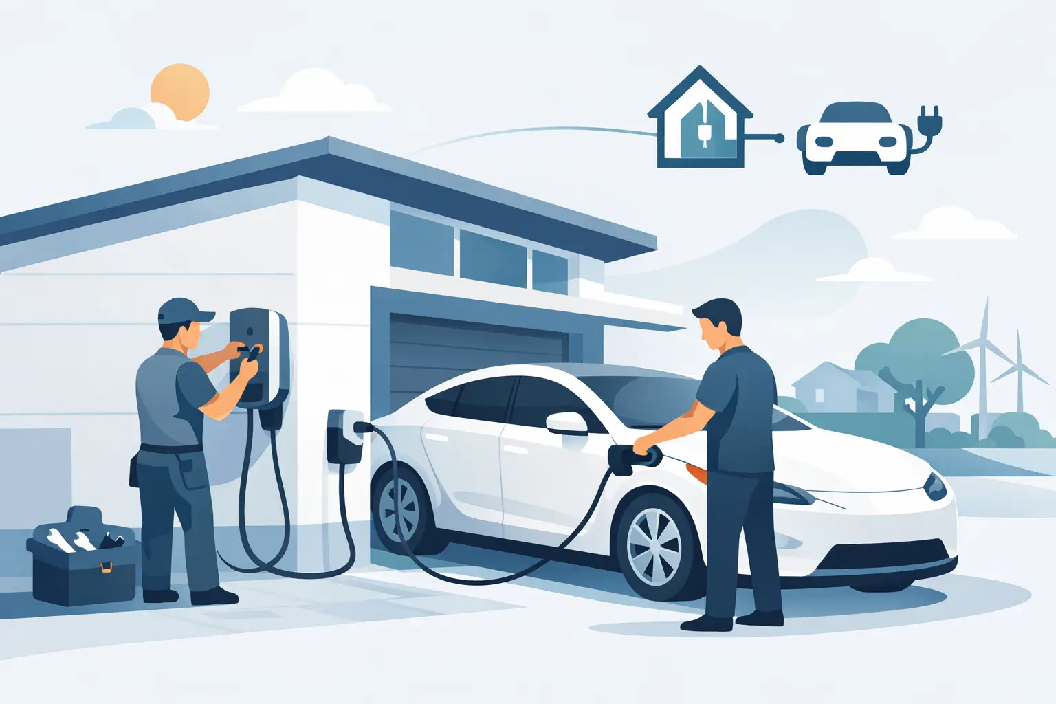 Home EV Charger Installation at Home