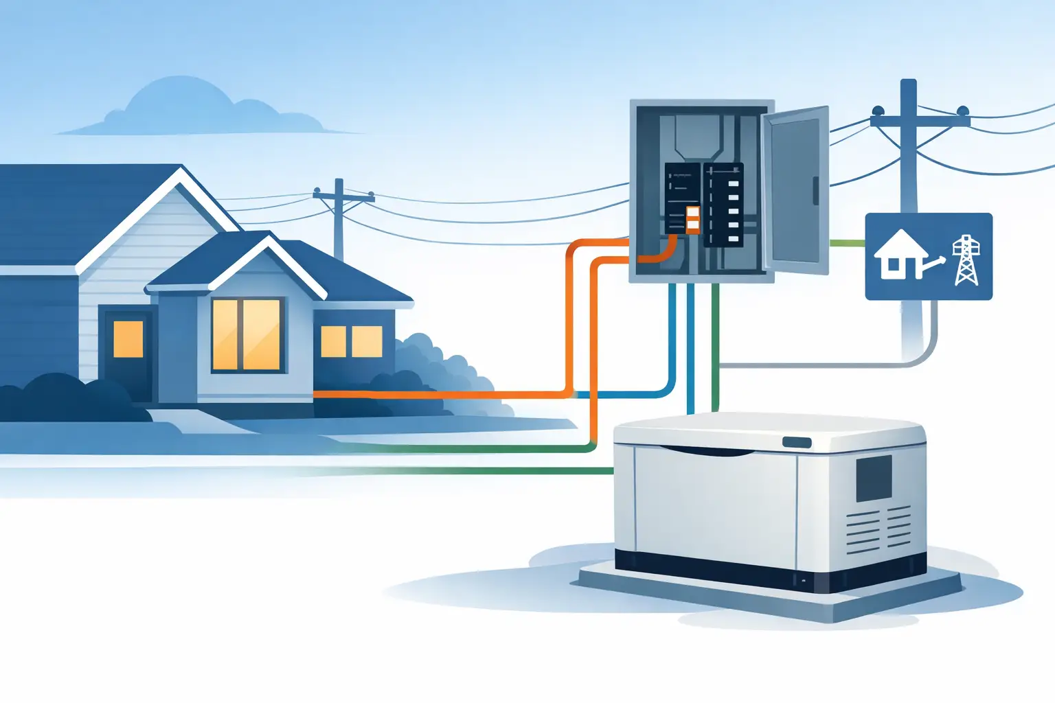 Home Standby Generator Wiring for Safe Backup