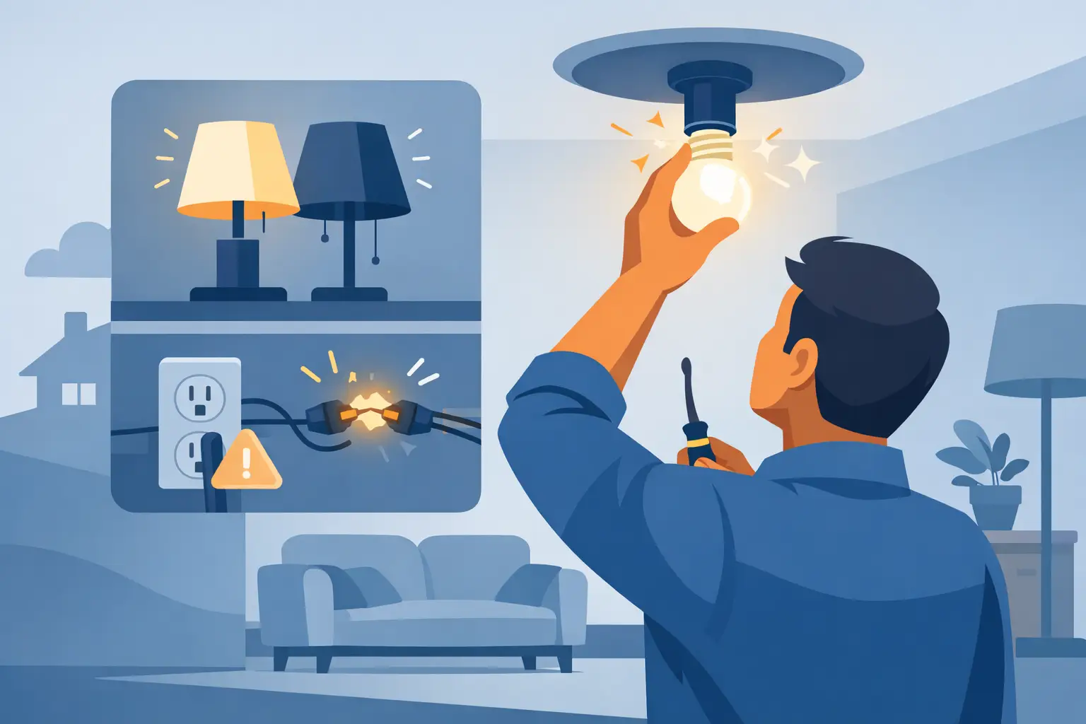 How to Fix Flickering Lights at Home