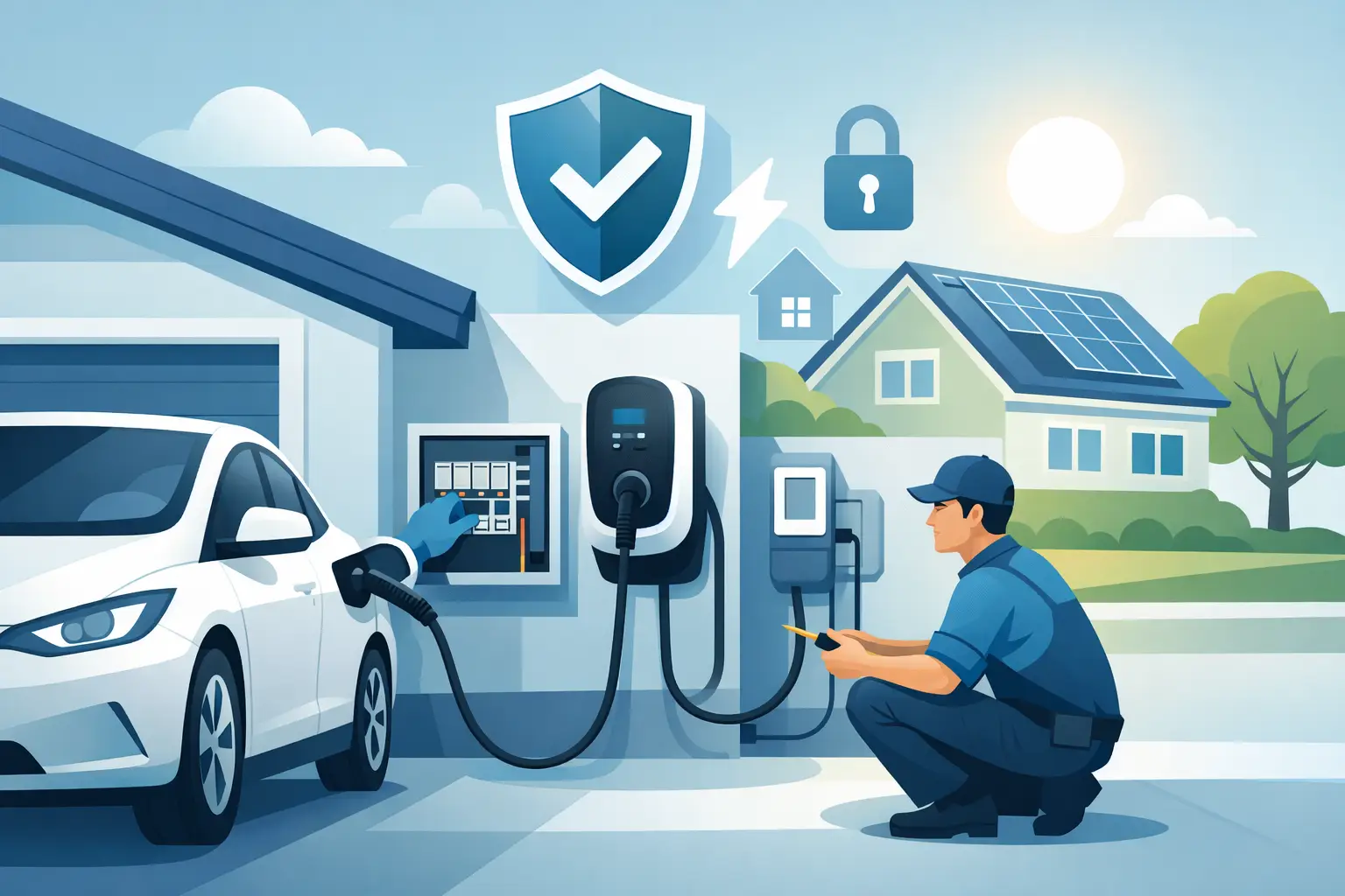 How to Install EV Charger at Home Safely