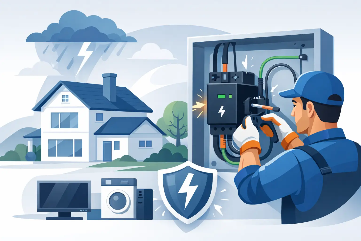 Whole House Surge Protector Installation